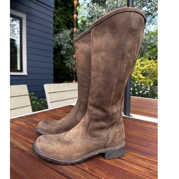 Timberland Tall Suede Stoddard Riding Boot Western Women's 7.5. Retailed $220 - Picture 1 of 12